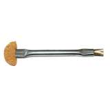 Applicator Brush, Double End, Brass Wire/Sponge 1/2", 0.003" Bristle, Zinc Plated 3/8"x4-1/2" Handle redirect to product page